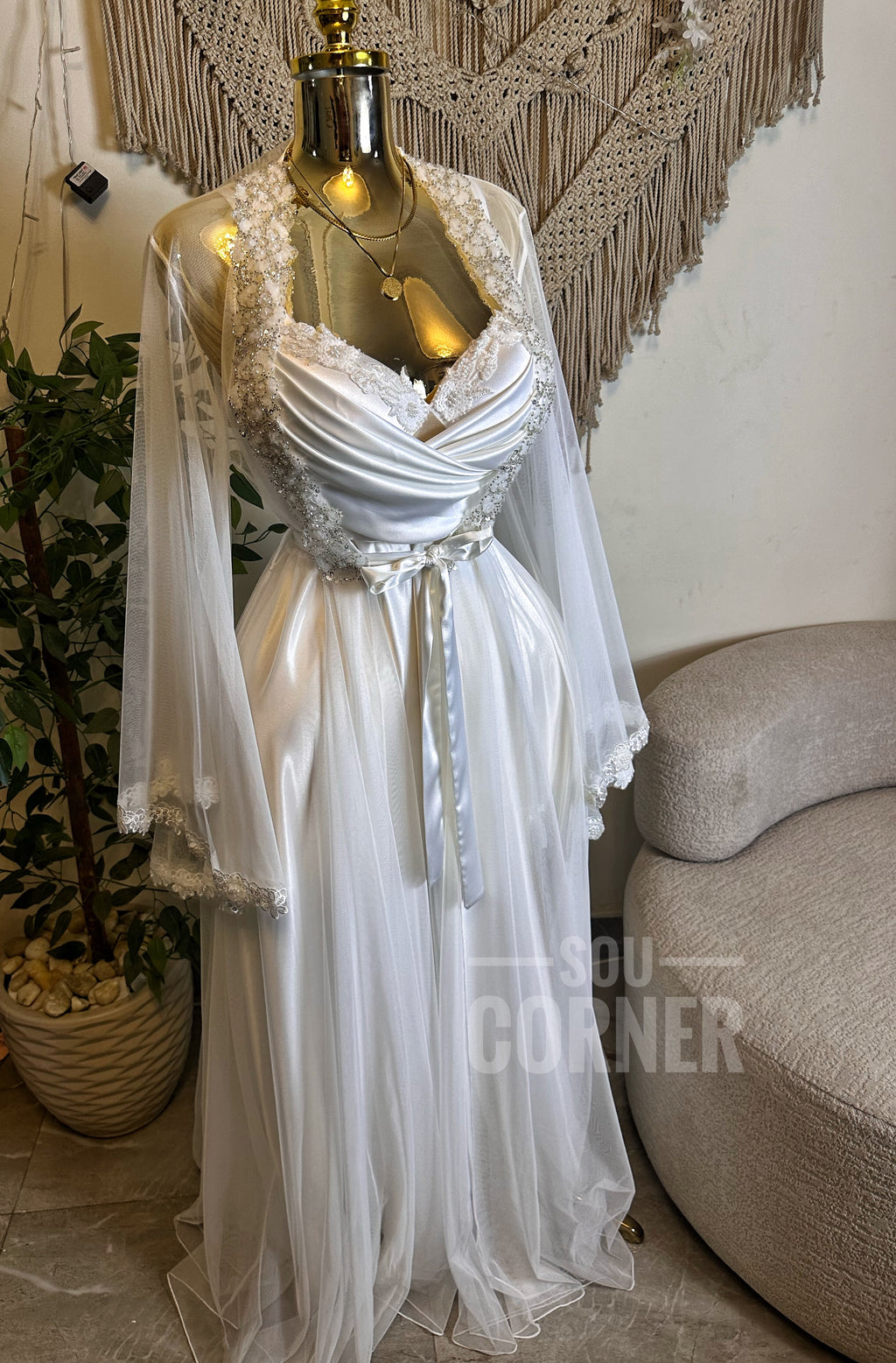 Hand made bridal set