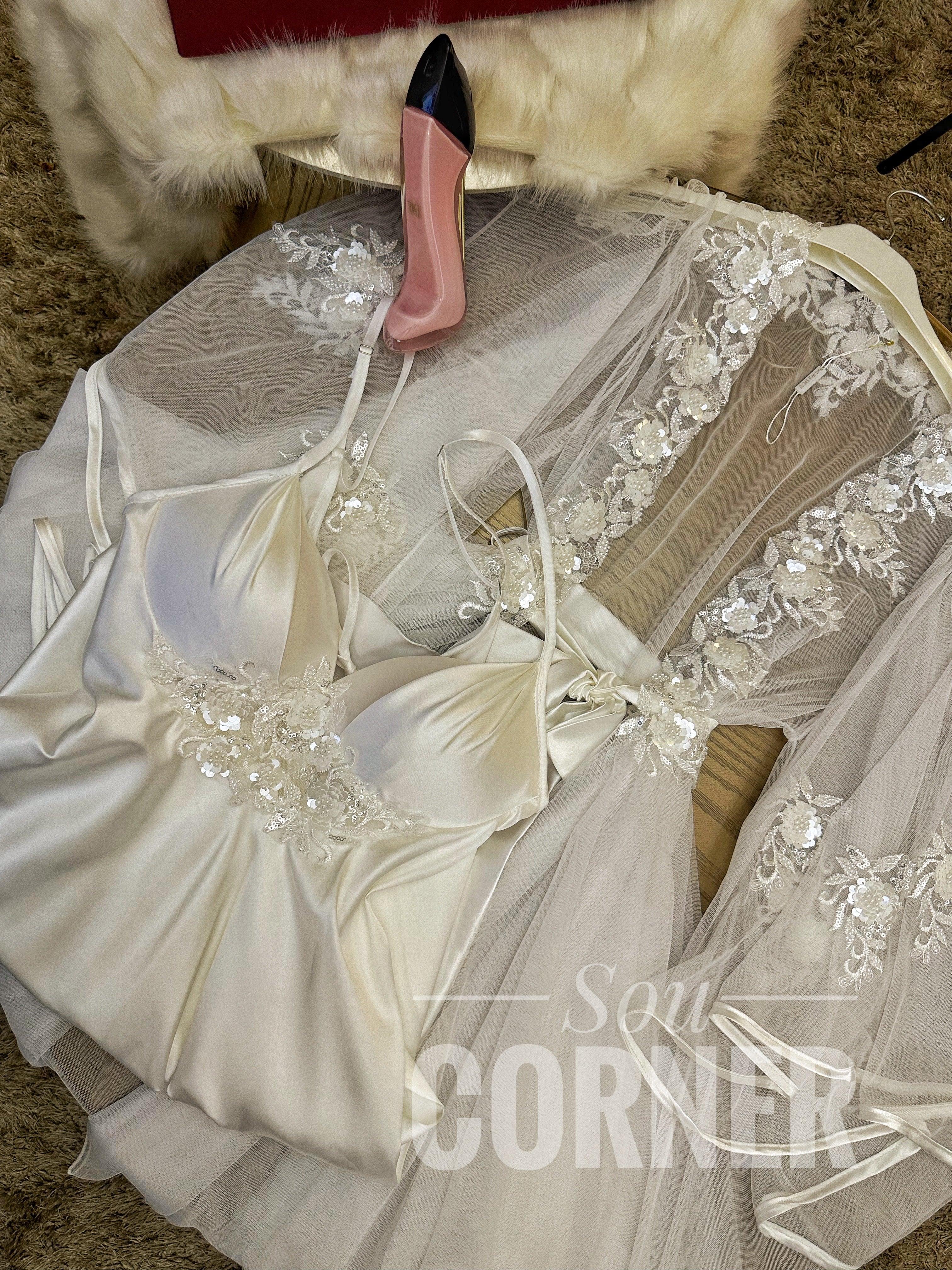 Bridal lingerie hand made 👰🏻‍♀️