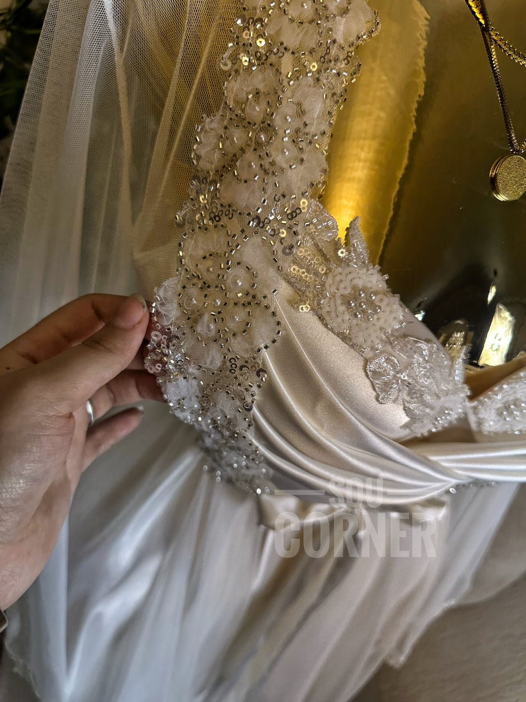 Hand made bridal set